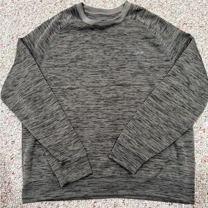 Greg Norman Men’s Performance Crewneck Pullover – Gray L | Golf Layer